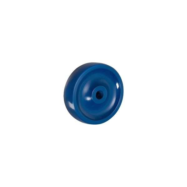 4"x2" BLUE SOLID POLYURETHANE (NON MARKING) WHEEL, 750 LBS CAPACITY